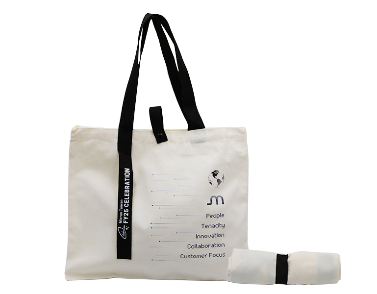 美光科技 - 平面帆布摺疊袋