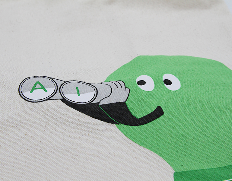 台中教育大學 12安帆布平面袋