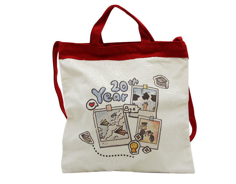 元生國小 肩背帆布平面袋